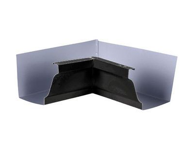 Angle intérieur aluminium noir dév.33 mm pour gouttière SCOVER PLUS