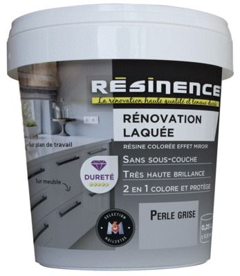 Résine de Rénovation Laquée perle grise 250 ml RESINENCE