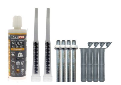 Kit de cheville chimique Polifix SF et canules tamis tiges filetées 150