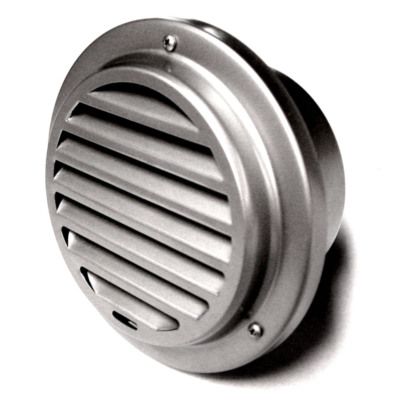 Grille d'aération en inox ronde diam 100 mm AUTOGYRE