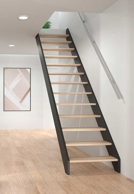 Escalier Liverpool droit avec rampe SOGEM