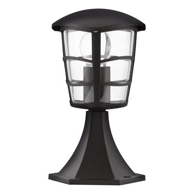 Borne extérieure ALORIA 30cm noir IP44 E27 60W EGLO