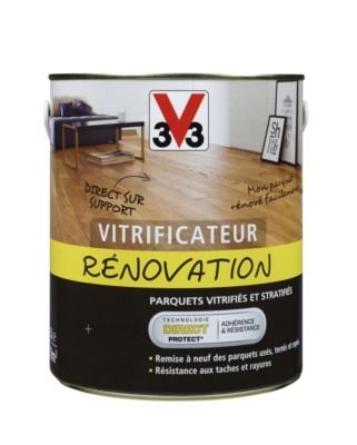 Vitrificateur Direct Rénovation incolore mat 2.5 l - V33