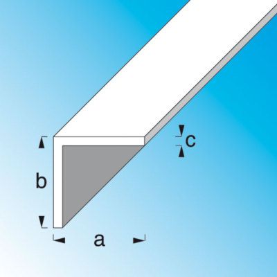 Cornière PVC blanc 30 x 30 mm 2 m ALFER