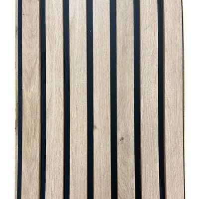 Panneau déco mural chêne clair Epaisseur 17 mm l.300 x L.2600 mm AJ TIMBER