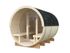 Sauna rond vitré Anita 1,6m2 + 0,7m2 épaisseur 42 mm Livraison incluse domicile  PALMAKO