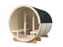 Sauna rond vitré Anita 1,3m2 + 0,7m2 épaisseur 42 mm Livraison incluse domicile  PALMAKO