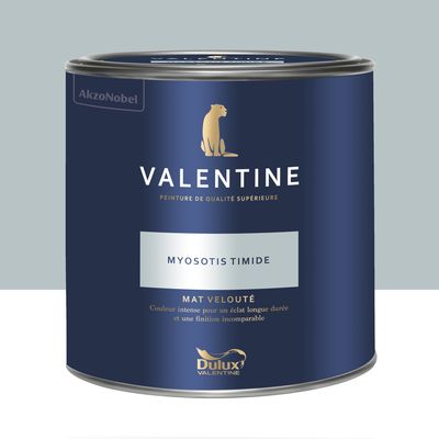 Peinture Valentine  Mat Velouté Myosotis Timide 2 L - - DULUX VALENTINE