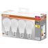 Lot de 4 ampoules LED standard E27 8,5W = 806 lumens blanc chaud  - OSRAM