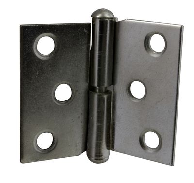 Paumelles de meuble acier nickelé 50 x 40 mm pour porte gauche par 2 CIME