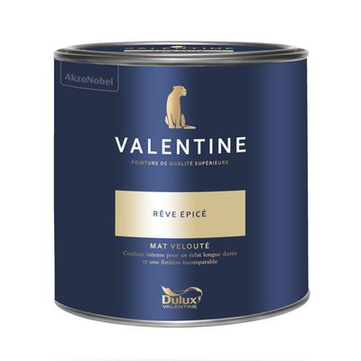 Peinture Valentine Mat Velouté Rêve Épicé 2 L - DULUX VALENTINE