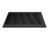 Range-couverts en plastique gris graphite mat 34 x 49 cm VOLPATO