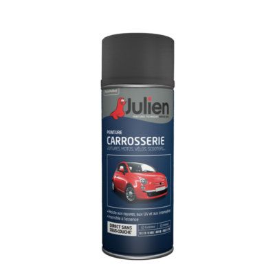 Peinture en Aérosol carrosserie gris Cassiopée nacré métal 400 ml - JULIEN