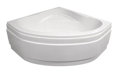 Baignoire d'angle Easy bath acrylique blanche L 1350 x P 1350 mm BALNEO