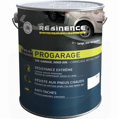 Peinture sol PROGARAGE blanc 2 l - RESINENCE