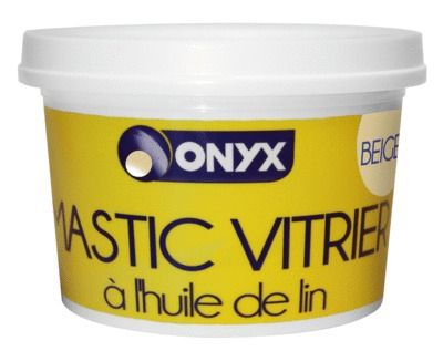 Mastic vitrier beige seau 1 kg ONYX