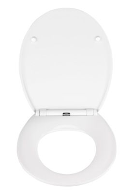 Abattant de WC Mora blanc extra-plat, déclipsable, frein de chute WENKO