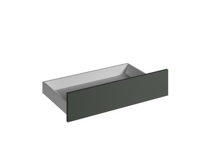 Façade tiroir pour meuble de cuisine Lotus vert salvia mat 13,8 x 80 cm OFITRES