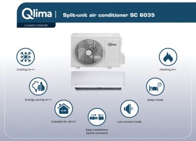 Pompe à chaleur monosplit QLIMA SC6035