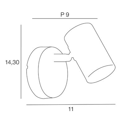 Spot salle de bain LOLA GU10 5W IP44 - COREP