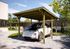 Carport simple -  606 Imprégné - 300 x 500 cm - toit PVC Livraison gratuite domicile WEKA