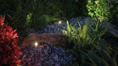 Spots LED extérieur blanc chaud IP65 3x2W 3x180 lumens 24V Kit d'extension - Plantini Plug & Shine PAULMANN