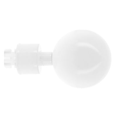 Embout boule easy fix diam 20 mm Finition Blanc brillant par 2 - MOBOIS