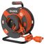 Enrouleur électrique 40m pour jardin IP44 noir/ orange - Quarx