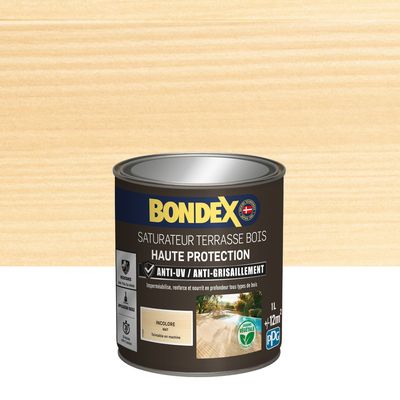 Bondex - Saturateur Bois - Mat - 1L - Incolore