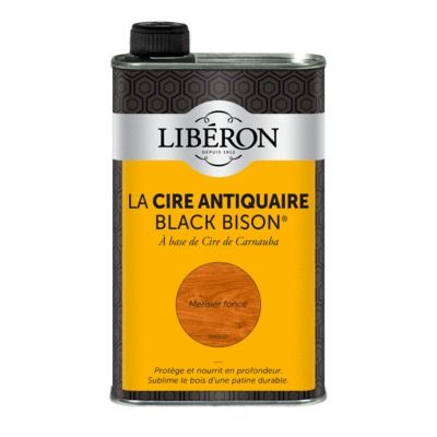 Cire antiquaire liquide "Black Bison" merisier foncé 500 ml LIBERON