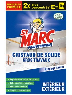 Cristaux de soude Gros travaux 1KG - ST MARC