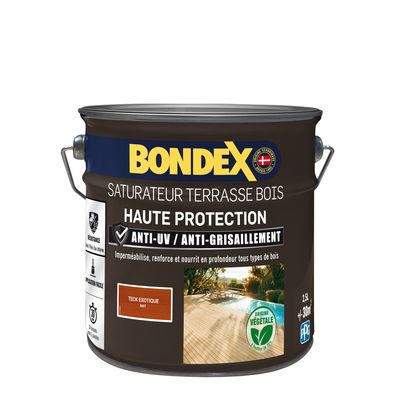 Bondex - Saturateur Bois - Mat - 2,5L - Teck