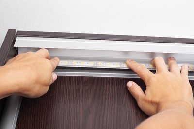 Ruban LED 1m prêt à l'emploi multicolore avec télécommande 6W 12V GEFOM