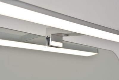 Applique barre LED pour salle de bains EDWIN chromé L 60 cm IP 44 - COREP