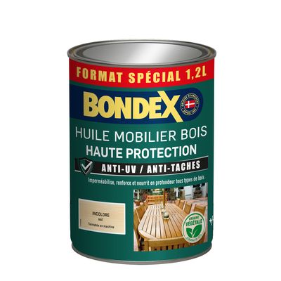 Huile mobilier bois 1 l + 20% BONDEX