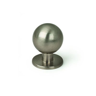 Bouton de meuble boule nickel diamètre 30 mm REI