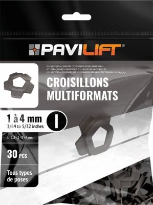 Croisillons de carrelage multiformats par 30 PAVILIFT