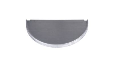 Fond de gouttière universel zinc pour gouttière G25 diamètre 80 mm SCOVER PLUS