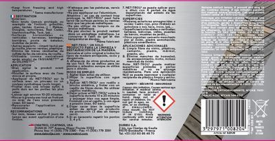 Dégriseur détachant tous bois NET-TROL 2,5 l OWATROL