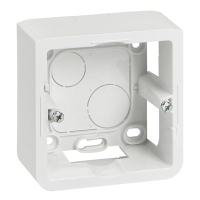 Cadre profondeur 40mm 2 modules blanc Mosaïc LEGRAND