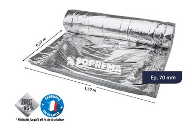 Isolant mince thermo réflecteur PRO CONFORT 70 6.6 x 1.5 m SOPREMA®