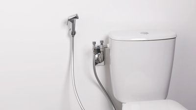 Pack hygiène pour WC avec douchette Abs chromé QUICK PLOMBERIE