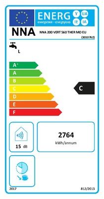 Chauffe-eau électrique vertical avec résistance thermoplongée 200 L