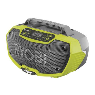 Radio d'atelier stéréo Bluetooth sans fil sans batterie 18 V R18RH-0 ONE+ RYOBI