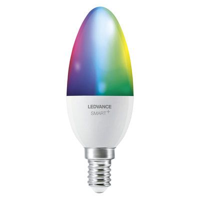 Ampoule WIFI flamme E14 RGB 4.9 W = 470 lumens LEDVANCE