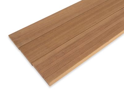 Lame de terrasse bois exotique kapur L 2450 x H 145 x Ep 21 mm HENRY TIMBER