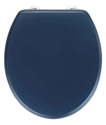 Abattant de WC Prima bleu foncé marine en MDF WENKO