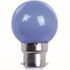 Ampoule LED B22 1 W bleue FOX LIGHT