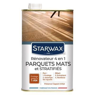 Rénovateur Parquet mat et stratifié 0,9L STARWAX