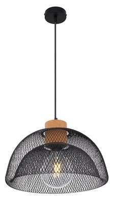 Suspension intérieure VITIANO, culot E27 60 W 230 V métal noir - GLOBO